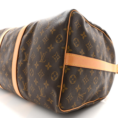 Louis Vuitton Monogram Keepall Bandouliere 50 9 of 12