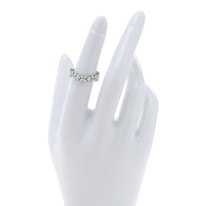 Tiffany Platinum Diamond Victoria Alternating Band Ring 51 5.75 2 of 5