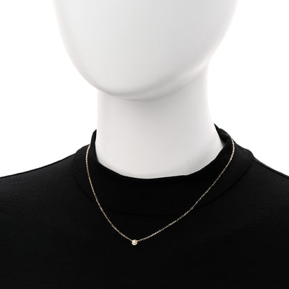 Cartier 18K Yellow Gold Diamond SM D'Amour Pendant Necklace 2 of 6