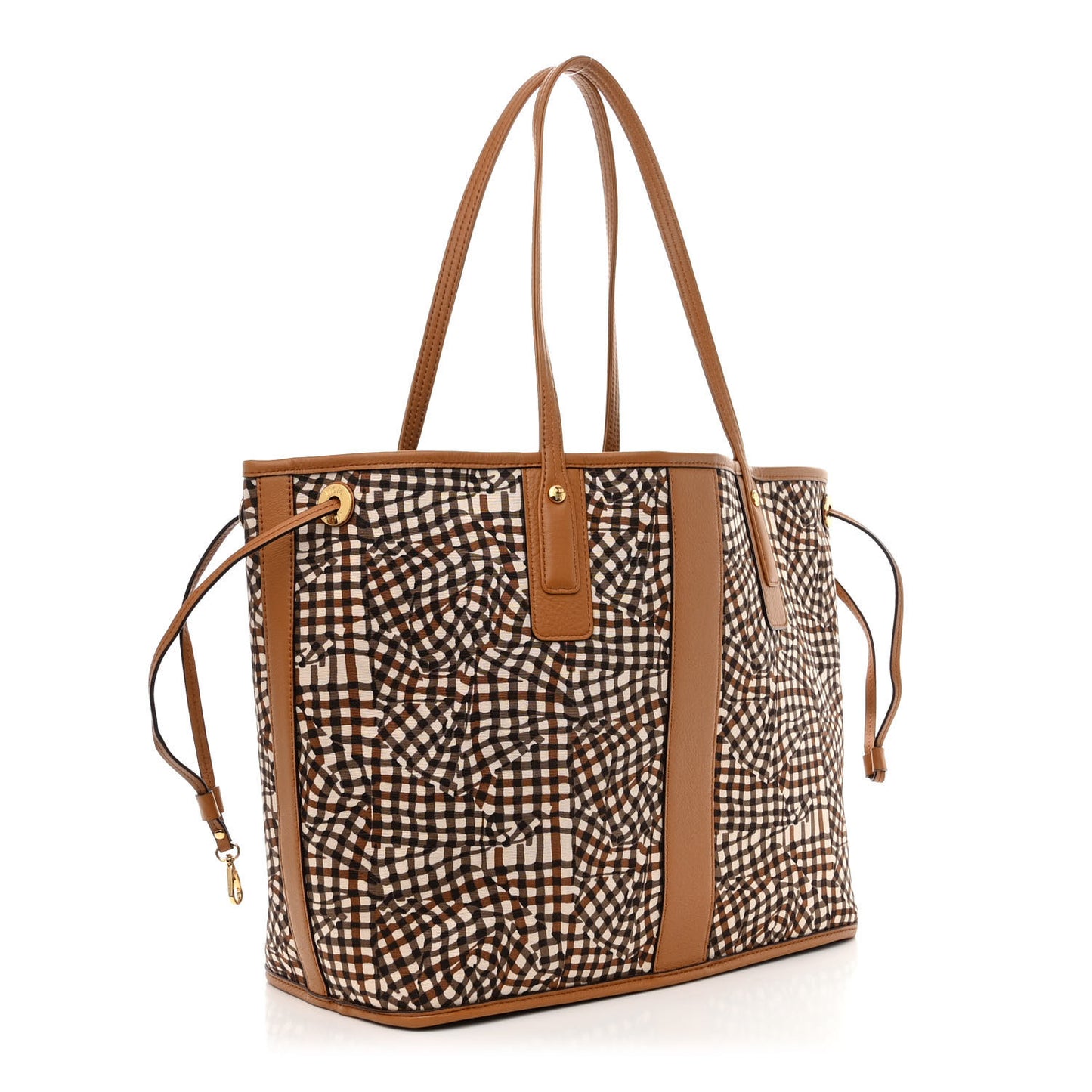 Visetos Medium Liz Reversible City Series Las Vegas Shopper Tote Cognac