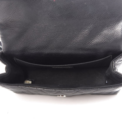 Chanel Grained Calfskin Quilted 2.55 Reissue Flap Belt Bag Clutch Black 5 of 12