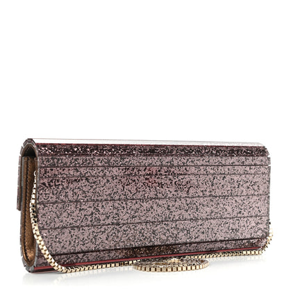 Jimmy Choo Acrylic Glitter Sweetie Clutch Dark Gold 3 of 11