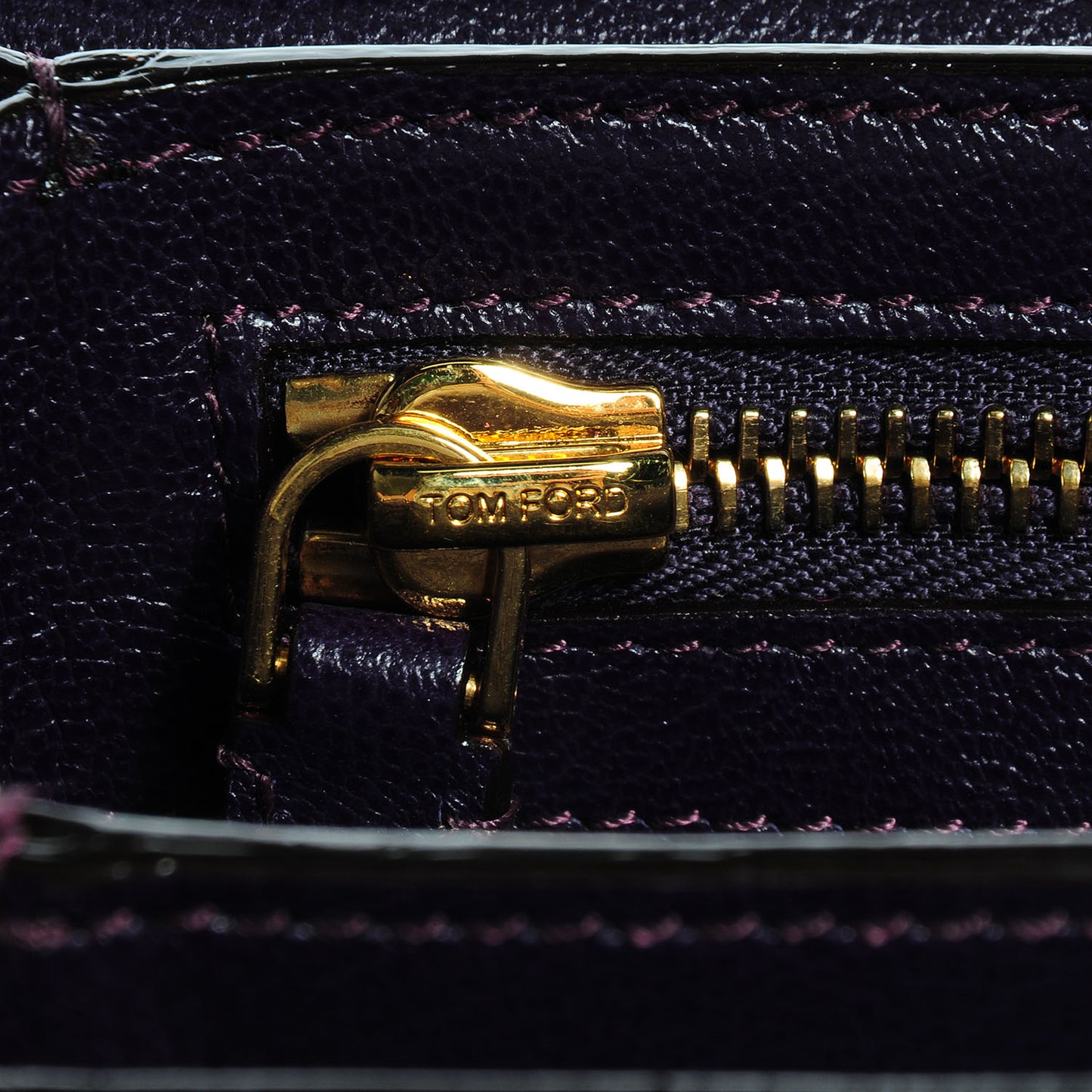 Calfskin Natalia Medium Bag Purple