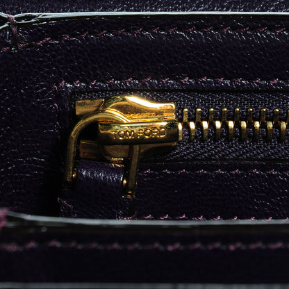 Tom Ford Calfskin Natalia Medium Bag Purple 9 of 9