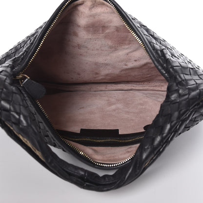 Bottega Veneta Nappa Intrecciato Flower Medium Veneta Hobo Black 5 of 15