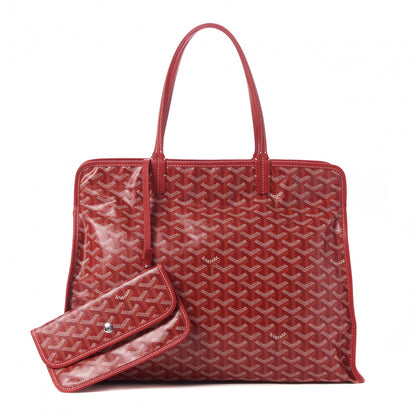 Goyard Goyardine Sac Hardy Pet Carrier PM Red 1 of 9