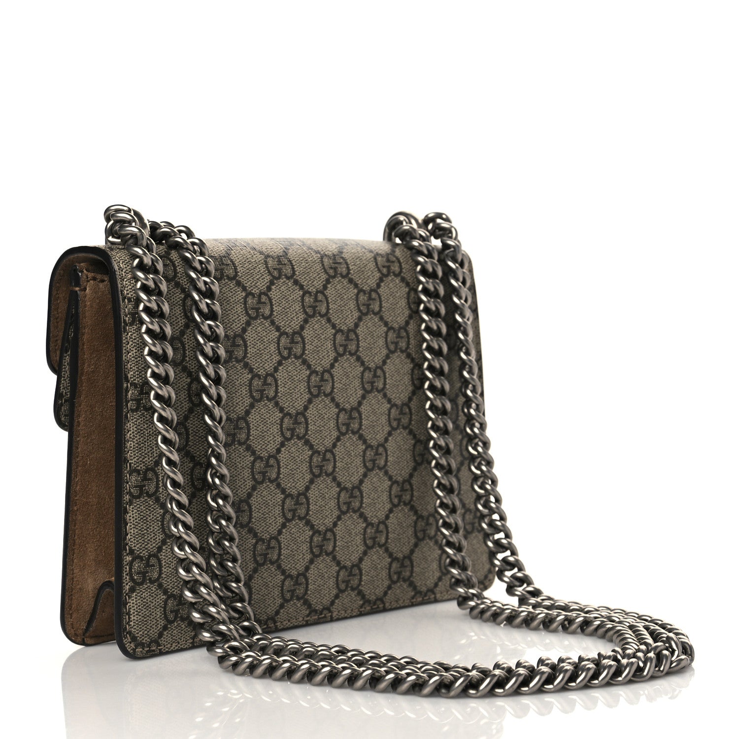 Gucci GG Supreme Monogram Mini Dionysus Shoulder Bag Taupe 3 of 10