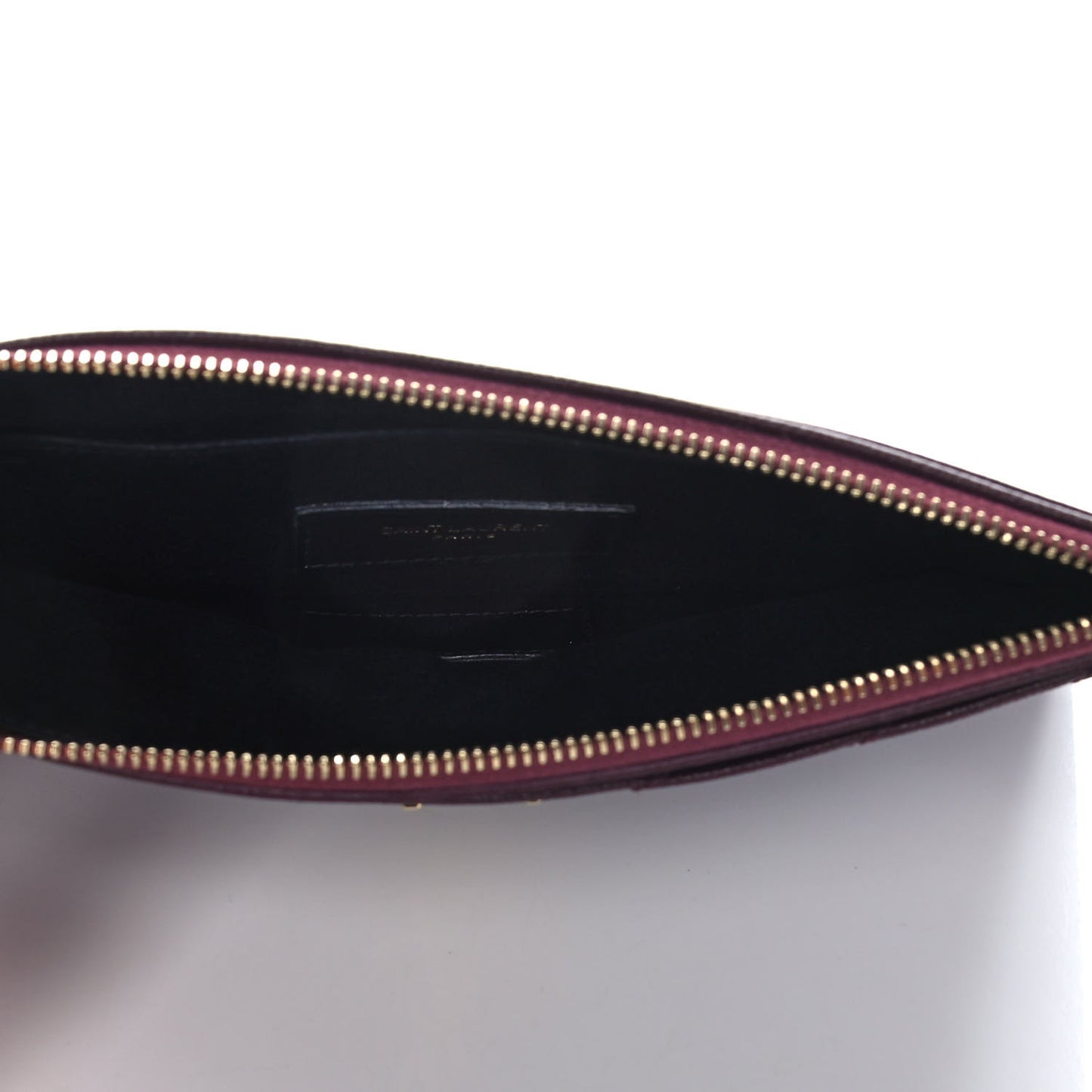 Grain De Poudre Chevron Monogram Large Bill Pouch Rouge Legion