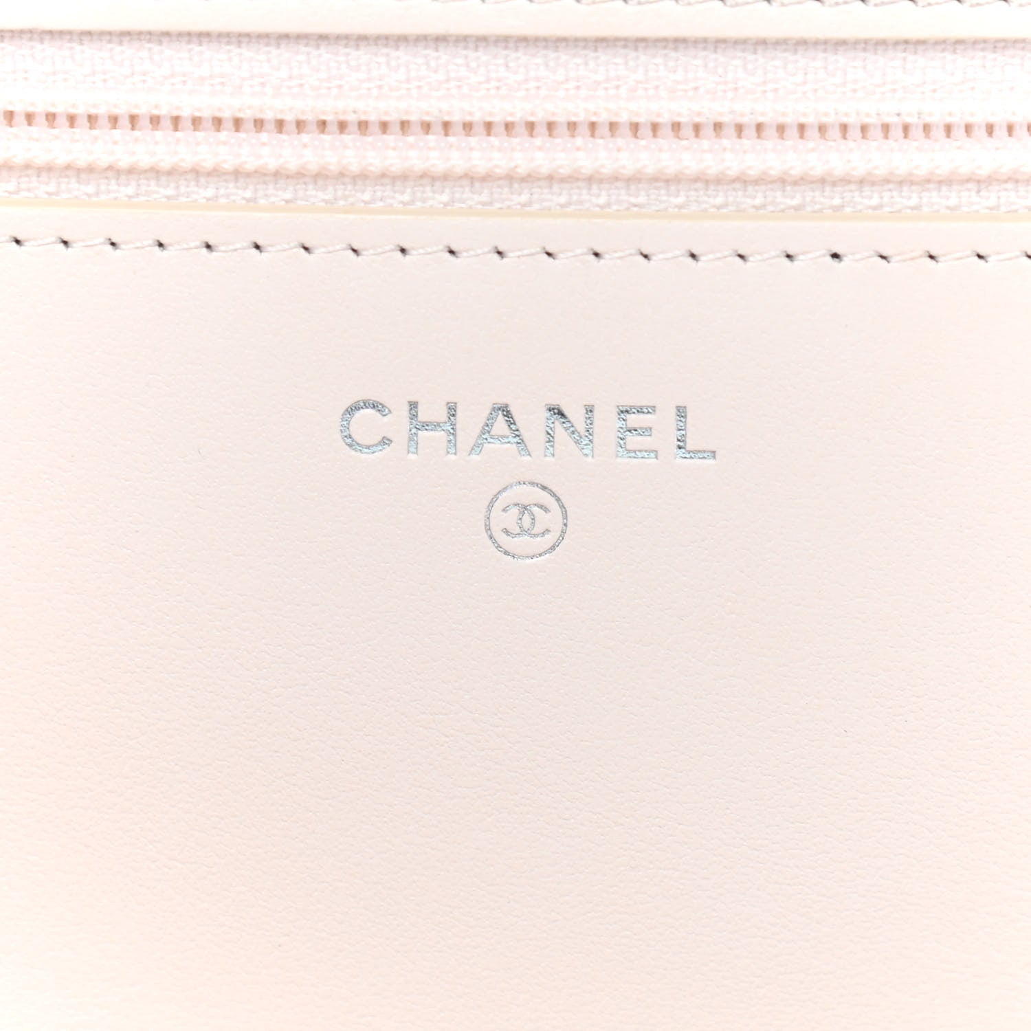 Chanel Caviar Quilted Vintage Mademoiselle Wallet On Chain WOC Beige 6 of 12