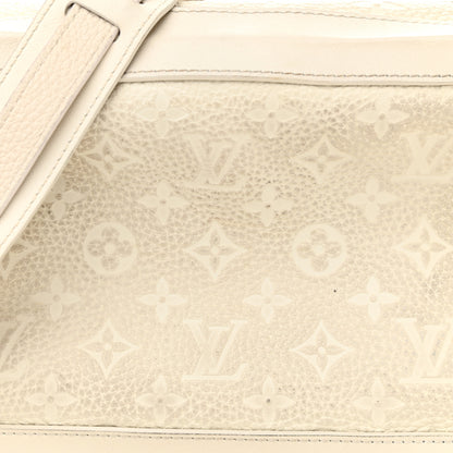 Louis Vuitton Taurillon Monogram Solar Ray Soft Trunk Powder White 7 of 17