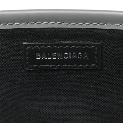 Balenciaga Cotton Canvas Silk Calfskin S Navy Cabas Balenciaga Grey 6 of 12
