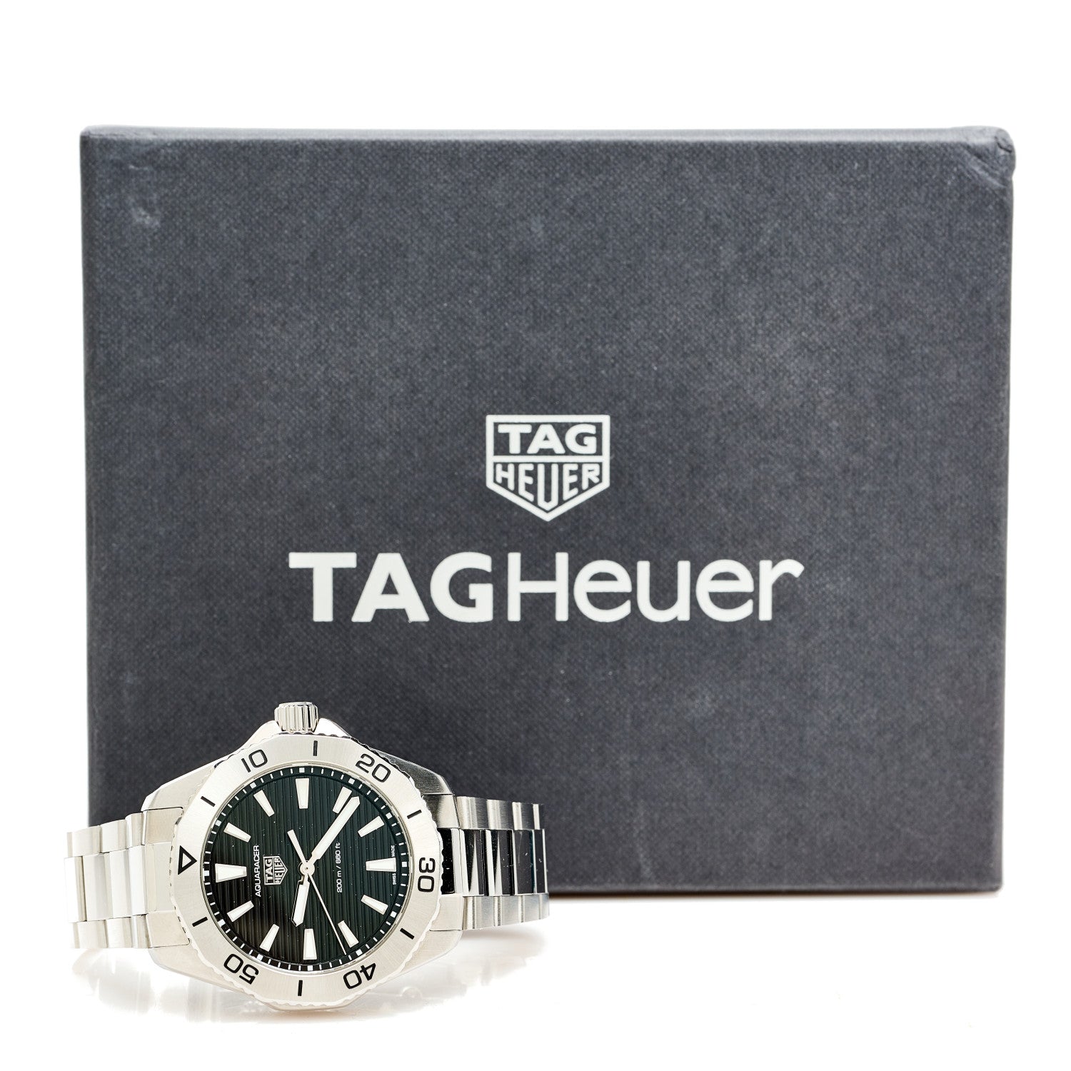 Tag Heuer Stainless Steel 40mm Aquaracer Professional 200 Quartz Watch Black WBP1110 5 of 5