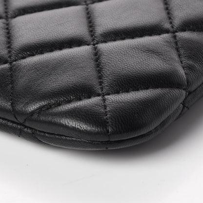 Chanel Lambskin Quilted Medium Cosmetic Case Black 6 of 10