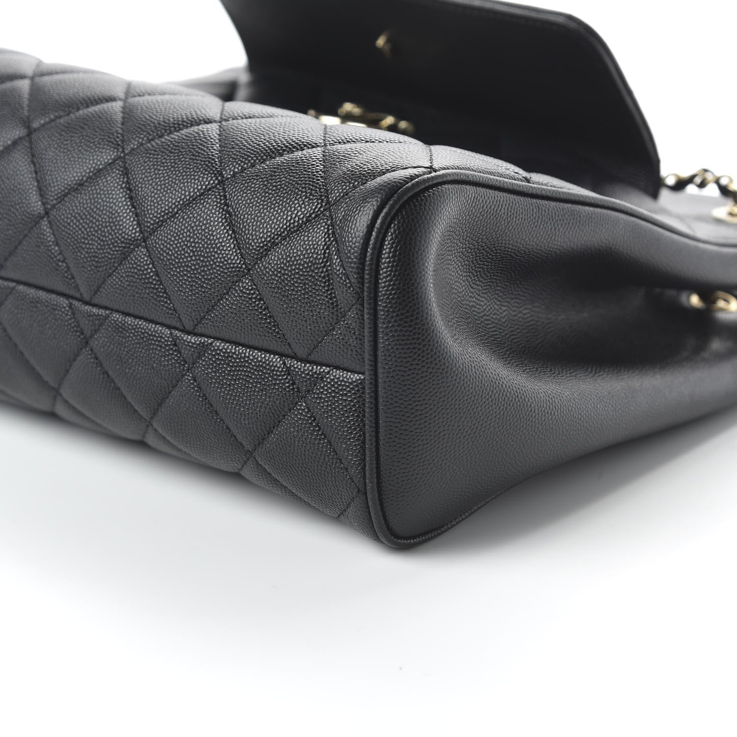 Chanel Caviar Quilted In Out Flap Shopping Tote Black 7 of 11