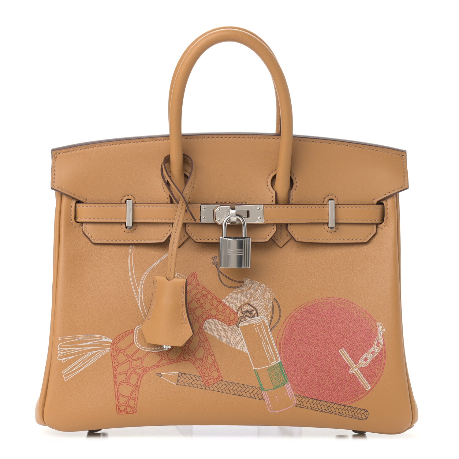 Hermes Swift In & Out Birkin 25 Biscuit 1 of 12