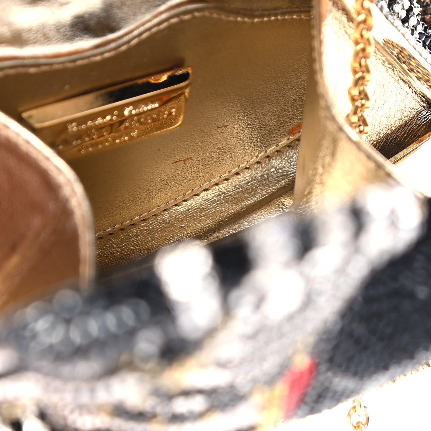 Crystal Rocking Horse Toby Minaudiere Clutch Multicolor