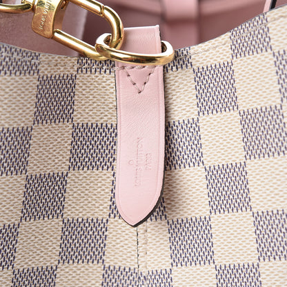 Louis Vuitton Damier Azur Neonoe MM Eau De Rose 8 of 9