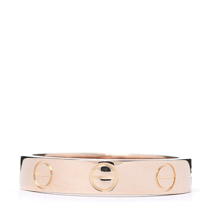 Cartier 18K Pink Gold 3.5mm LOVE Wedding Band Ring 48 4.5 1 of 4