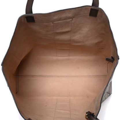 Gucci GG Supreme Monogram Web Ophidia Tote Brown 6 of 12