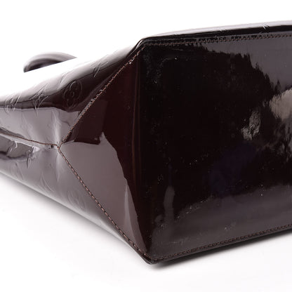 Louis Vuitton Vernis Wilshire GM Amarante 8 of 9