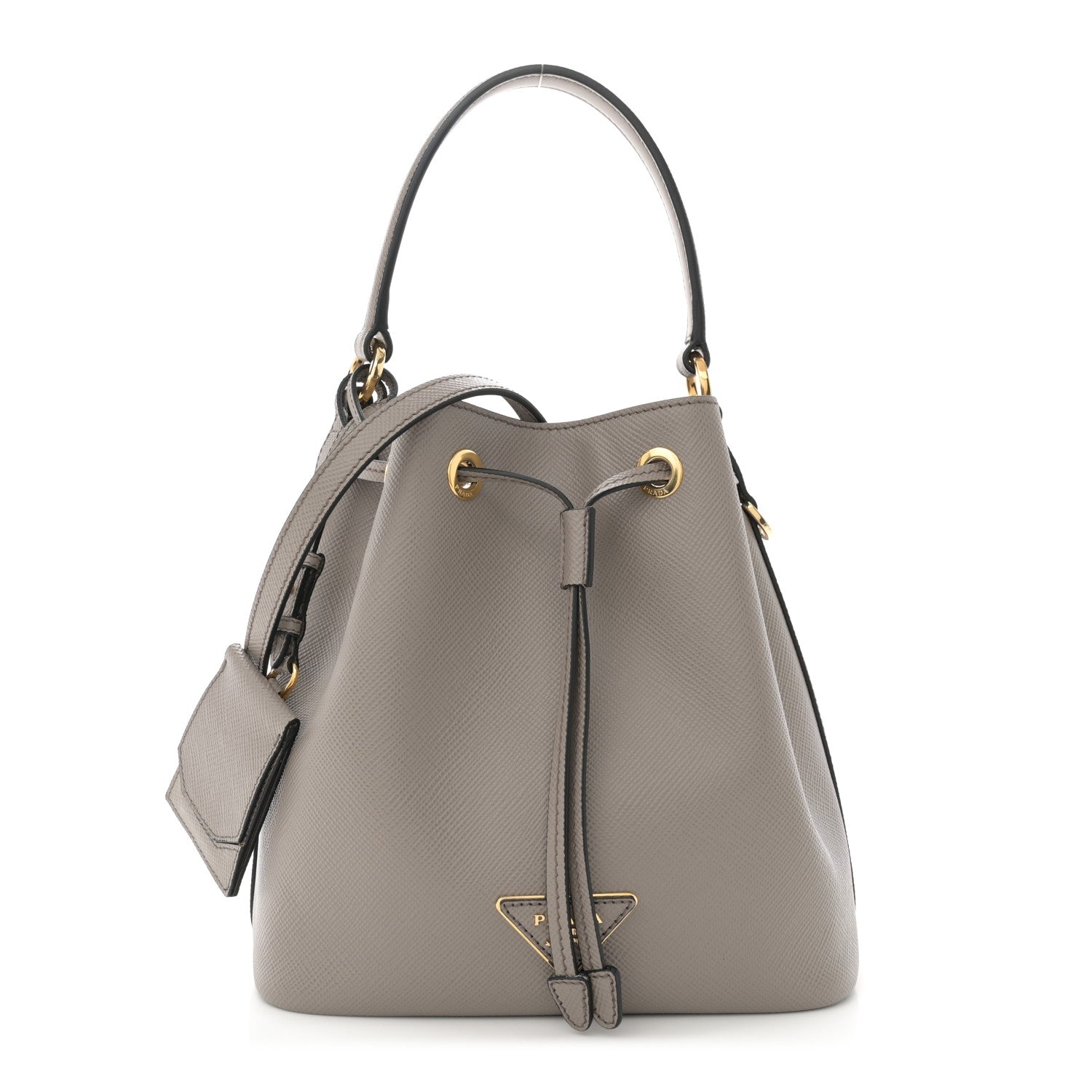 Prada Saffiano Cuir Bucket Bag Argilla 1 of 10