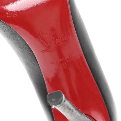 Christian Louboutin Nappa Apostrophy 100 Pumps 38 Black 7 of 10