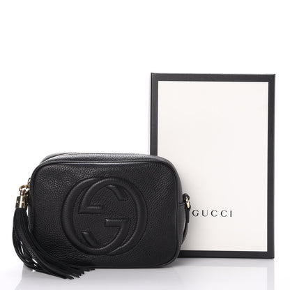 Gucci Pebbled Calfskin Small Soho Disco Bag Black 8 of 8