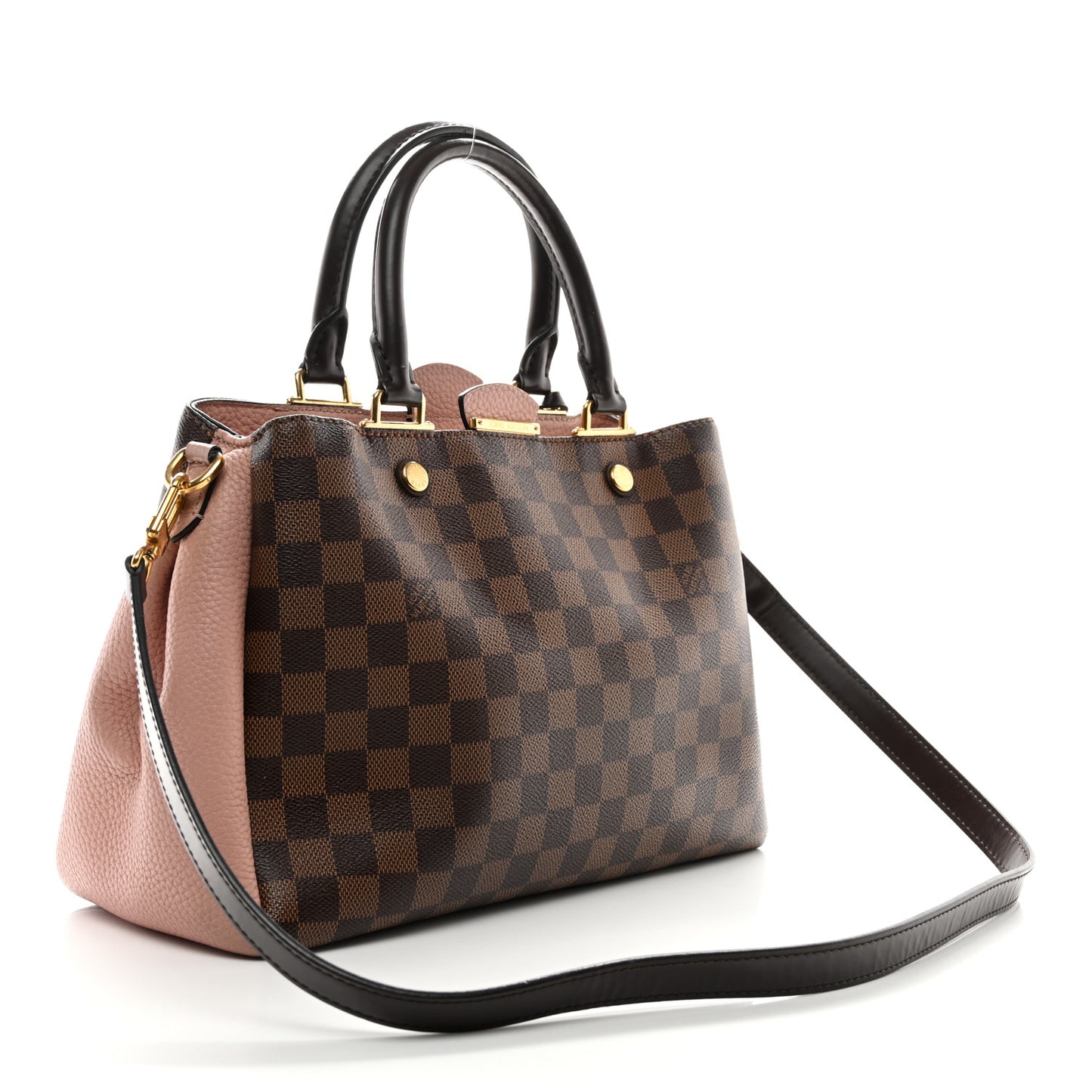 Damier Ebene Cuir Taurillon Brittany Magnolia