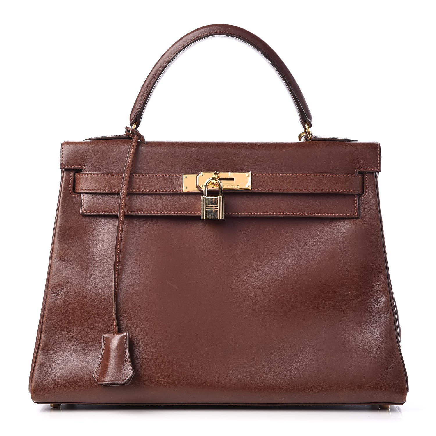 Hermes Box Kelly Retourne 32 Havane 1 of 11