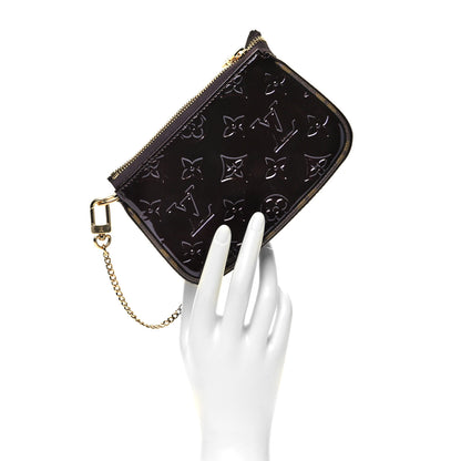 Louis Vuitton Vernis Monogram Mini Pochette Accessories Amarante 2 of 8