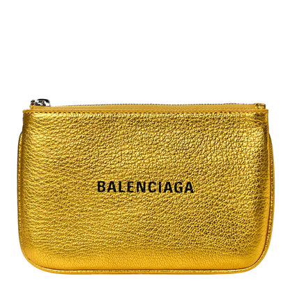 Balenciaga Metallic Calfskin Everyday XS Pouch Gold 1 of 10