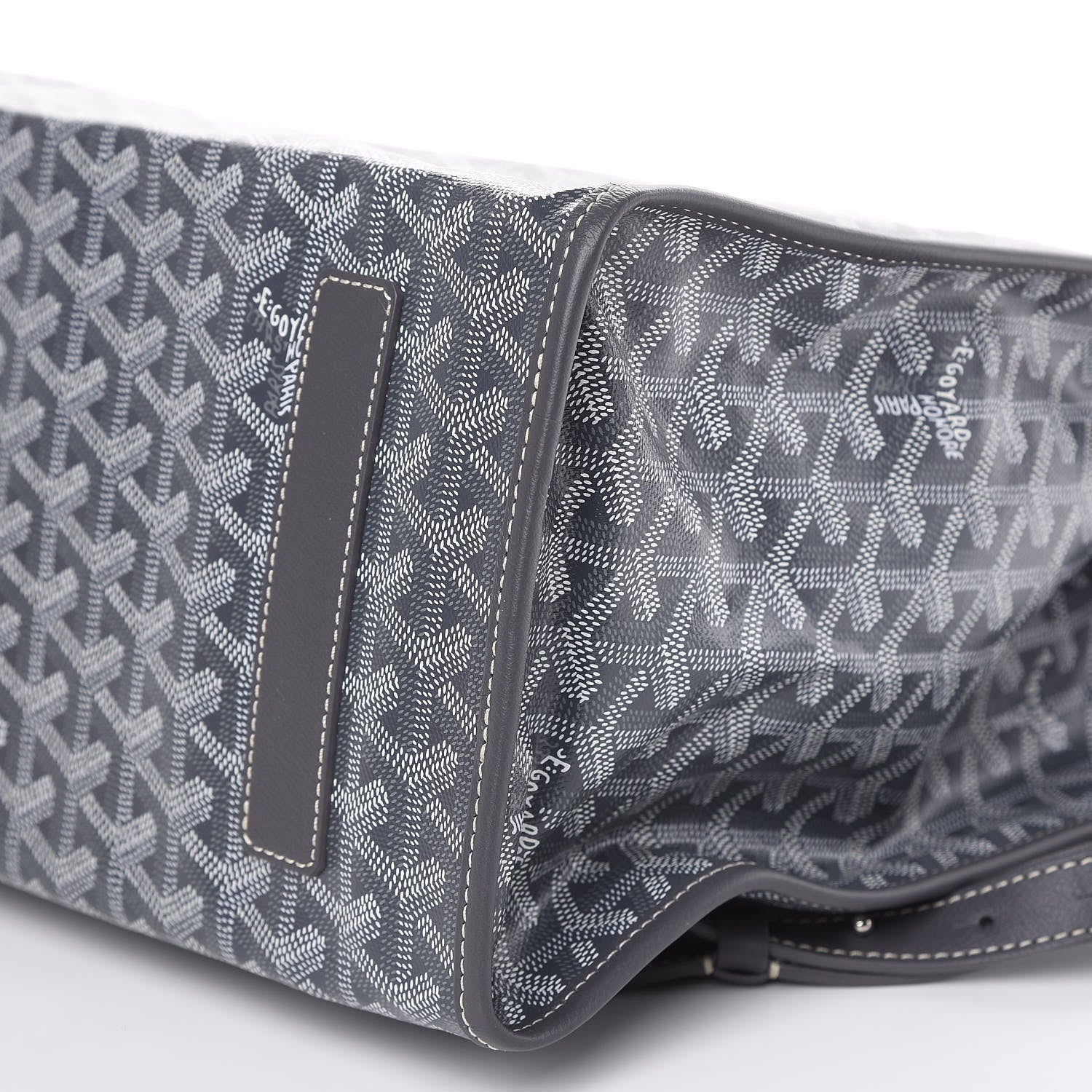 Goyard Goyardine Saint Leger Soft Briefcase Backpack Grey 8 of 8