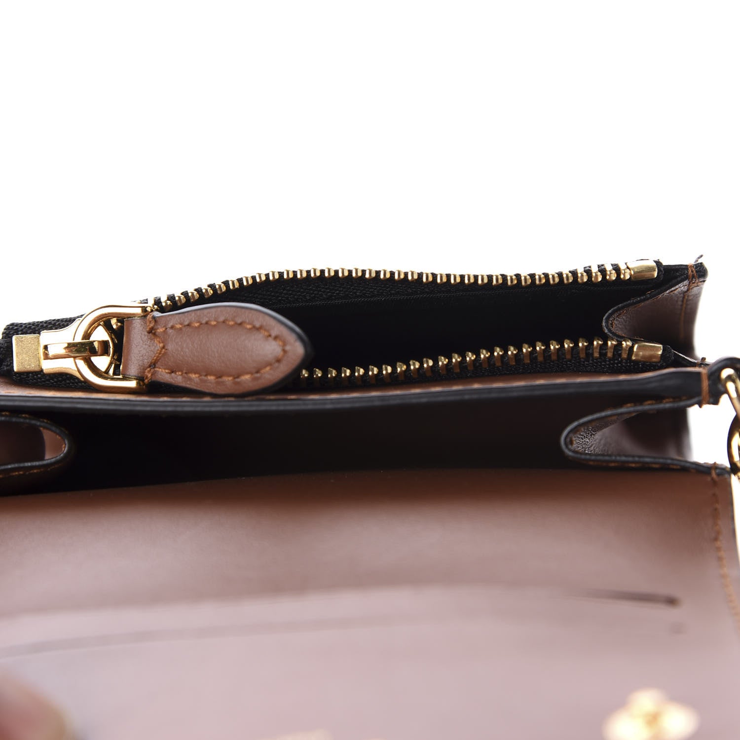 Burberry E-Canvas Monogram Small Wallet with Strap Bridle Brown 6 of 8