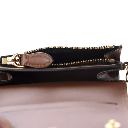 Burberry E-Canvas Monogram Small Wallet with Strap Bridle Brown 6 of 8