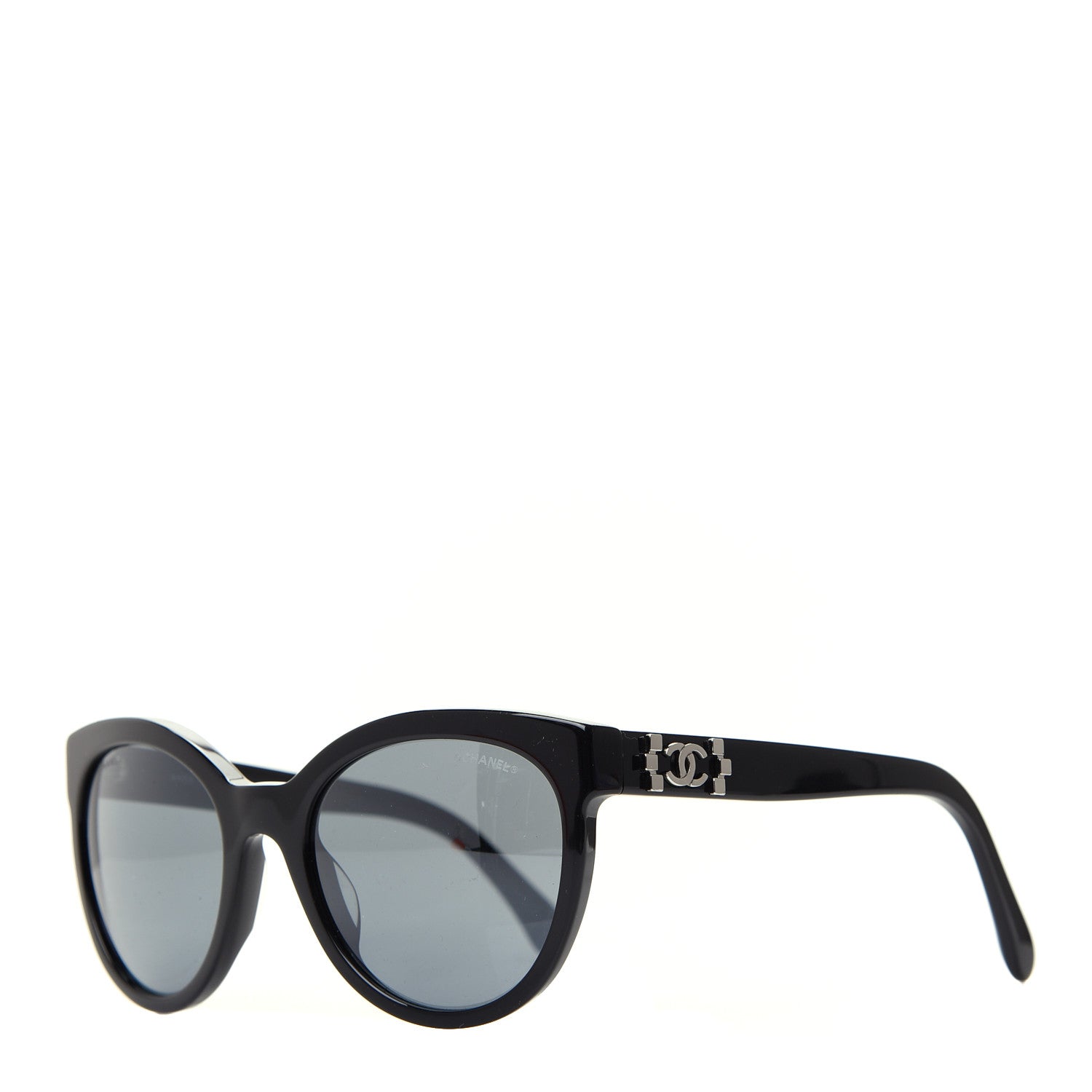 Chanel Acetate Pantos Signature CC Sunglasses 5315-A Black 1 of 8