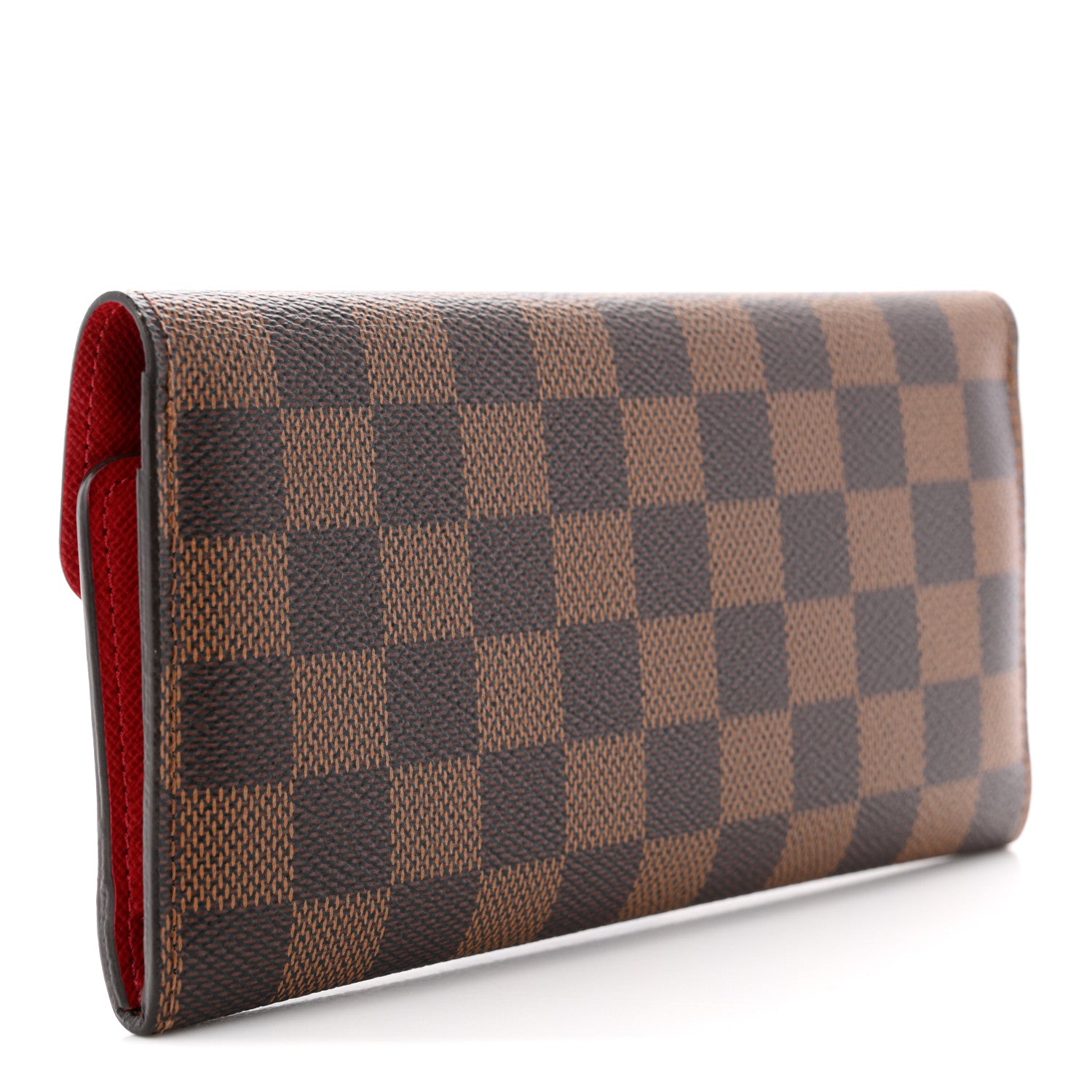Louis Vuitton Damier Ebene Josephine Wallet Red 3 of 10