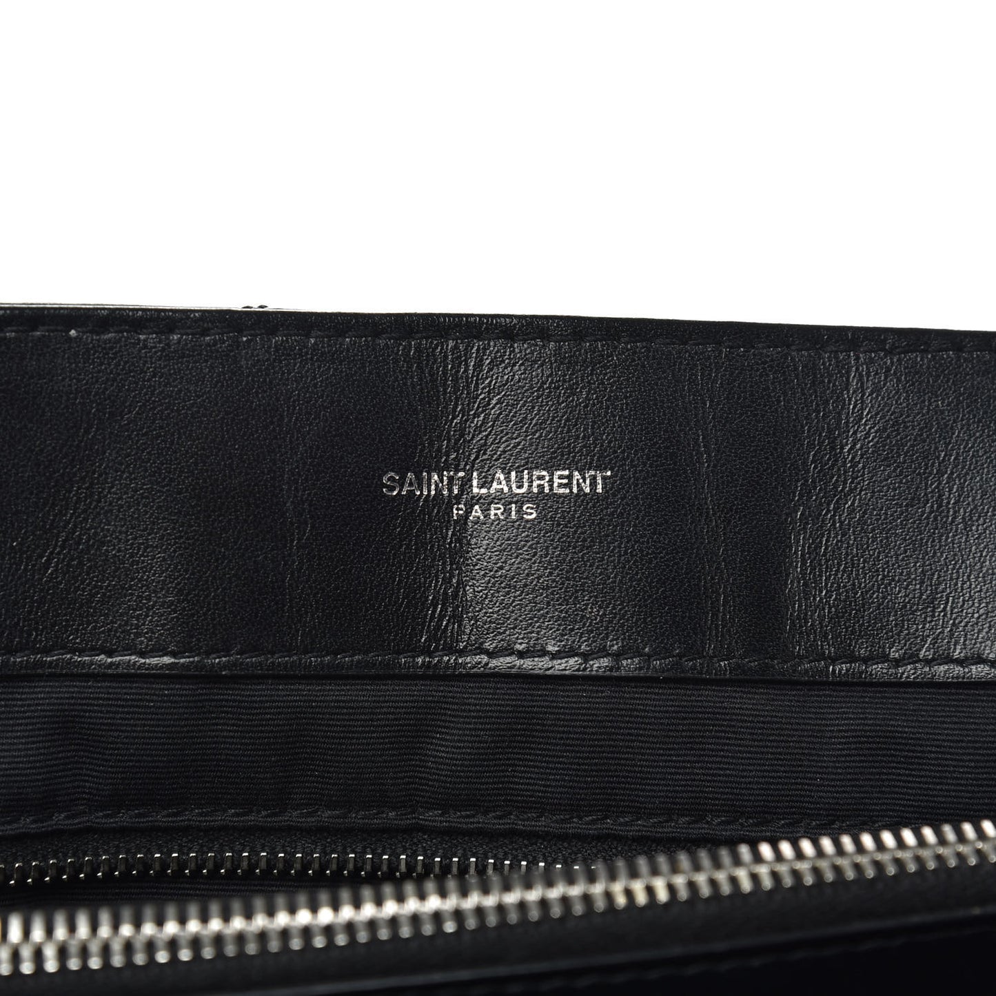 Calfskin Y Quilted Monogram Large Loulou Chain Satchel Black