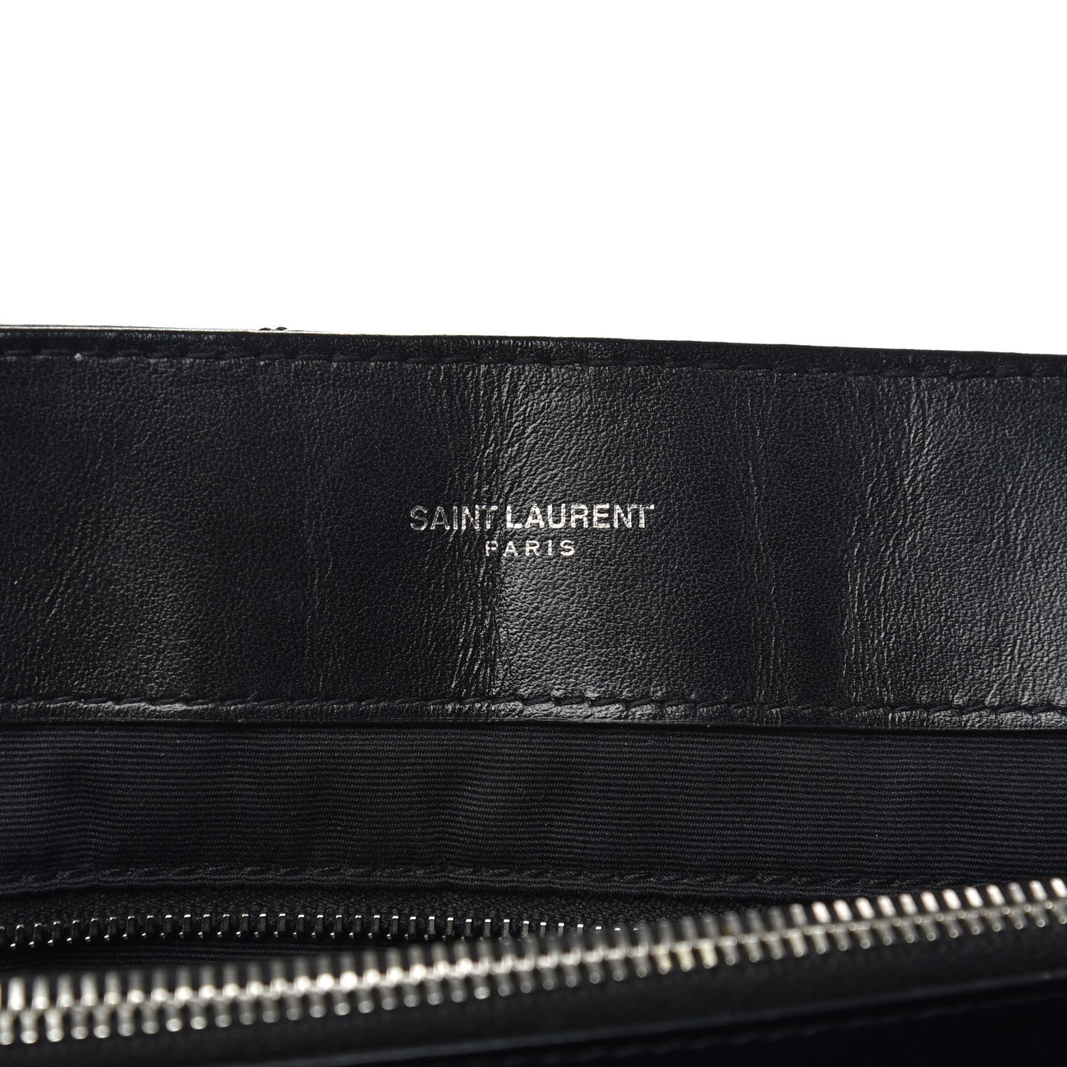 Saint Laurent Calfskin Y Quilted Monogram Large Loulou Chain Satchel Black 11 of 13