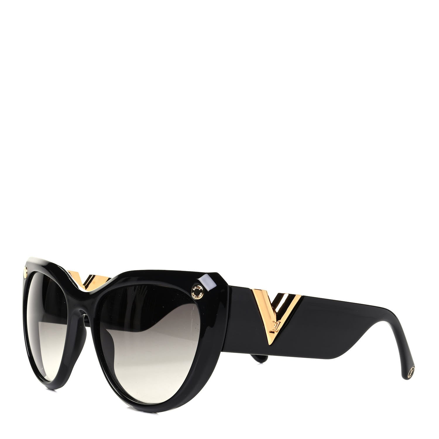 Louis Vuitton Acetate My Fair Lady Sunglasses Z0902W Black 1 of 4