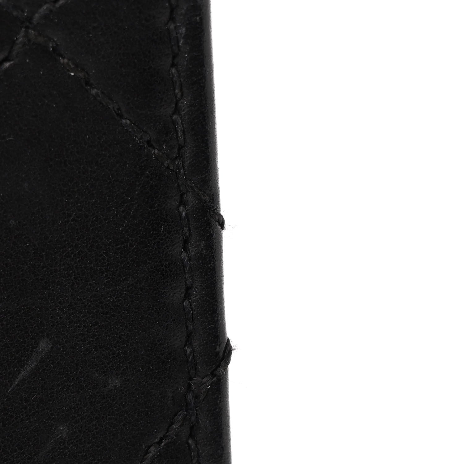 Chanel Calfskin Stitched Medium Single Flap Black 14 of 15