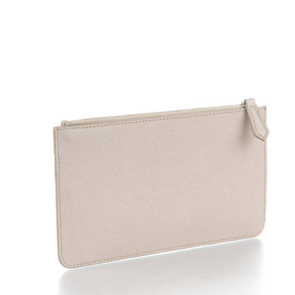 Fendi Vitello Elite Crystal Eye Monster Zip Pouch Grigio Polvere Ribes Multicolor 3 of 8