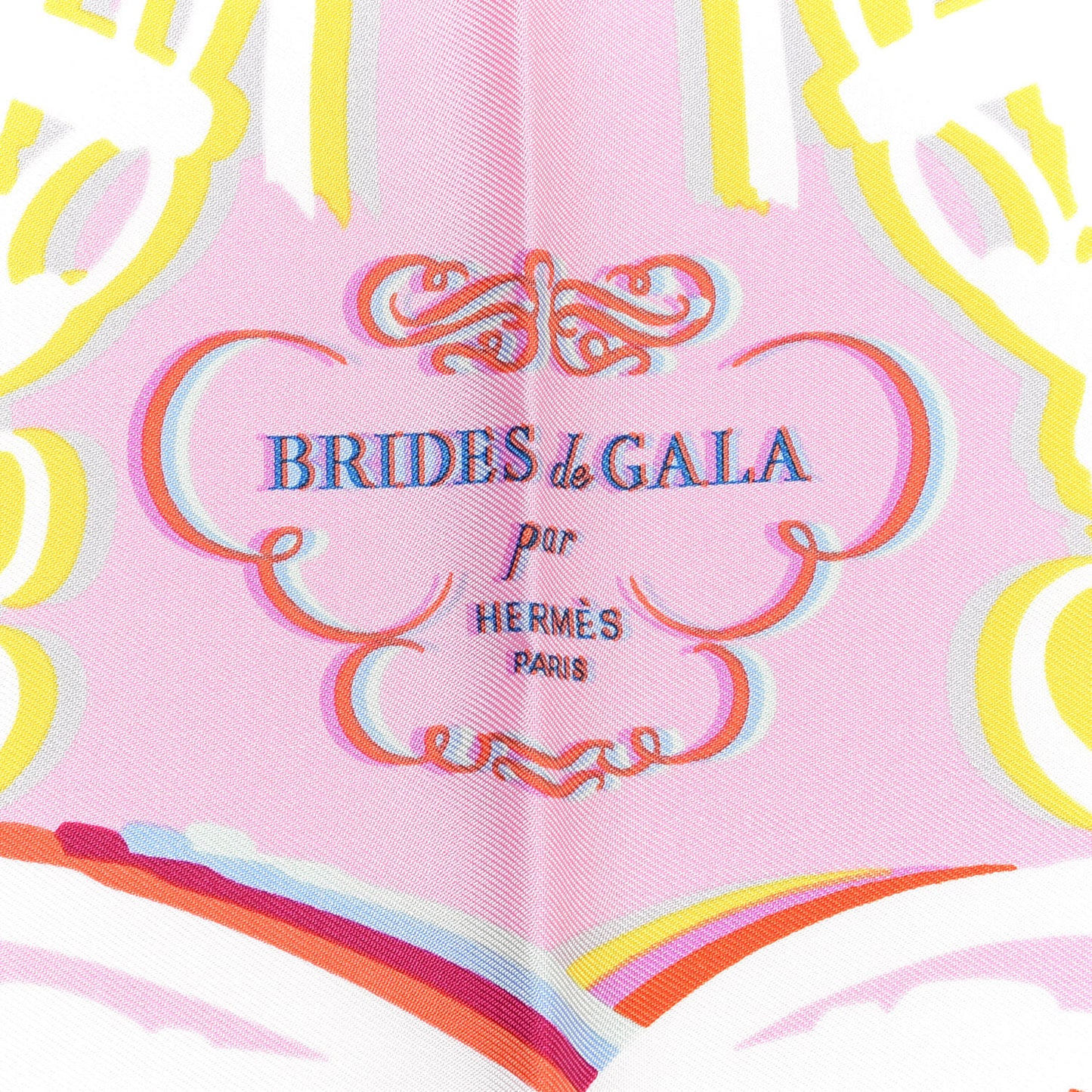 Silk Brides De Gala Shadow Pocket Square Rose Pale Blanc