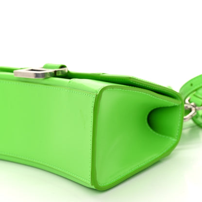 Balenciaga Shiny Box Calfskin Hourglass Top Handle Bag XS Fluo Green 11 of 12