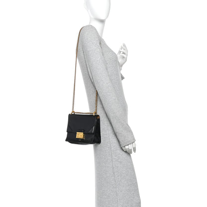Fendi Agnello Old Shine Small Kan U Shoulder Bag Black 2 of 9