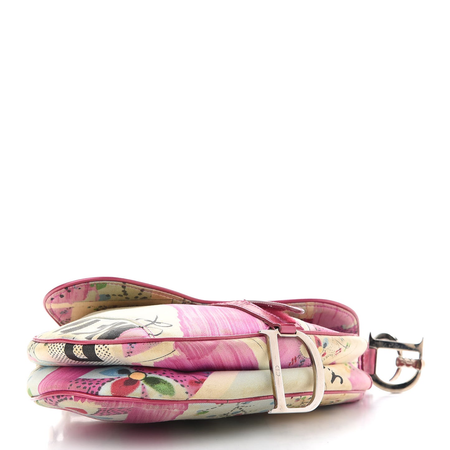 Canvas Filth Saddle Bag Multicolor