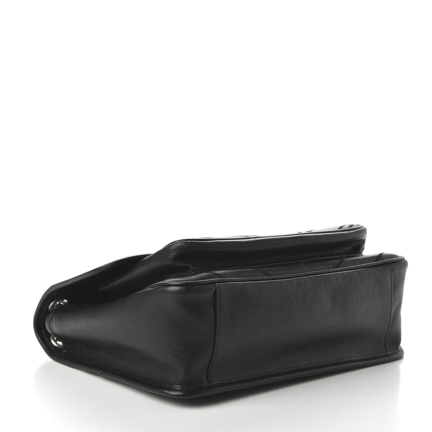 Saint Laurent Lambskin Matelasse Monogram Microstud Medium Niki Chain Satchel Black 4 of 9