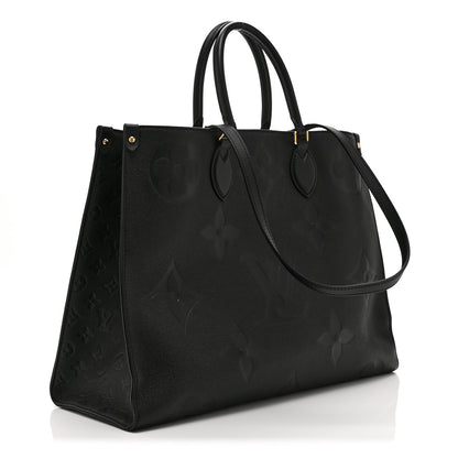Louis Vuitton Empreinte Monogram Giant Onthego GM Black 3 of 9