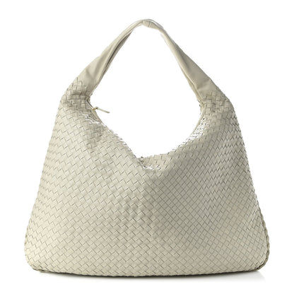 Bottega Veneta Nappa Intrecciato Maxi Veneta Hobo Cream 1 of 9