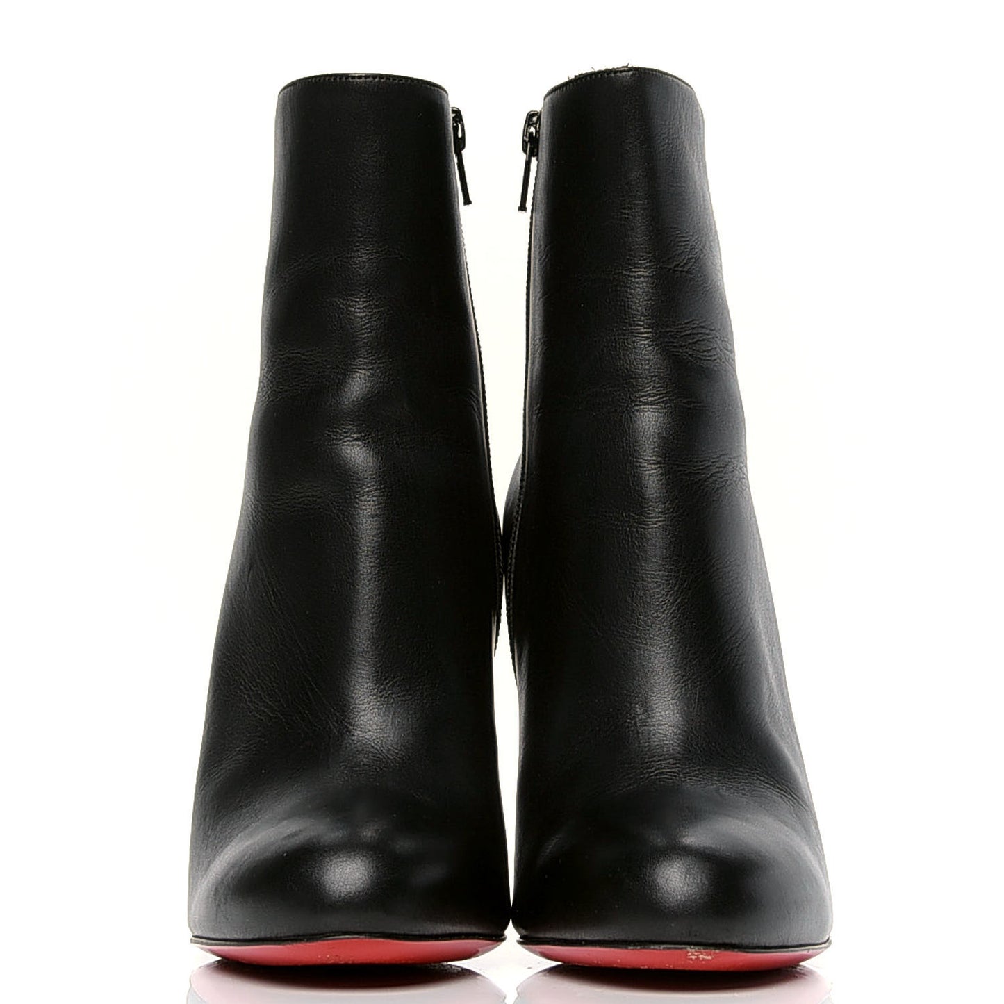 Calfskin Bello 100 Booties 38 Black