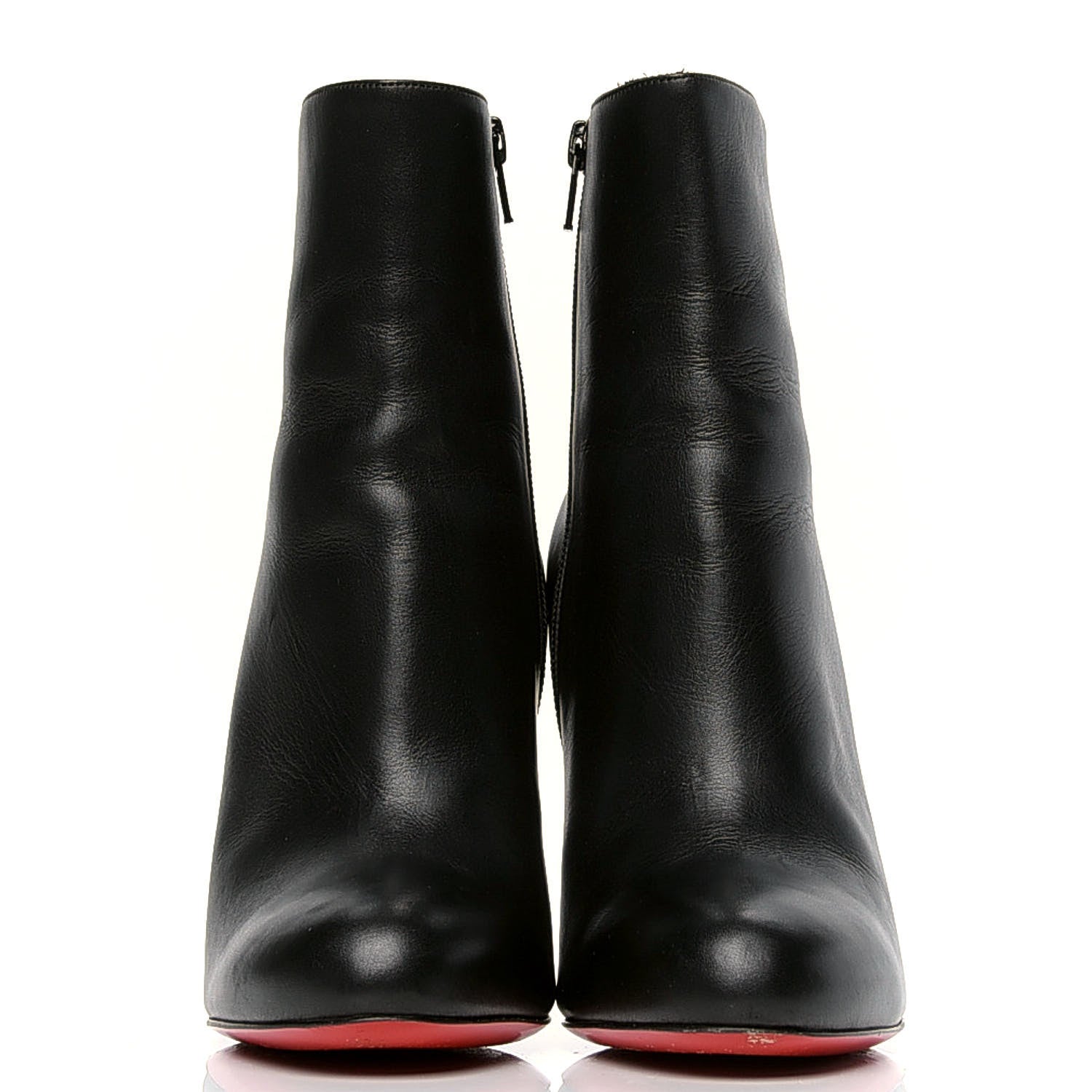 Christian Louboutin Calfskin Bello 100 Booties 38 Black 2 of 4